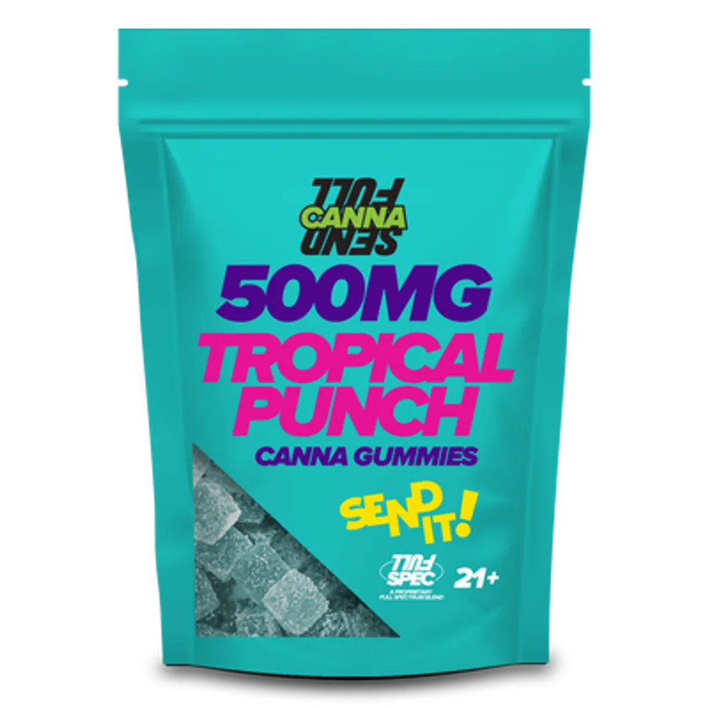Product image 1 of 1 for Full Send Delta 8 Gummies 500mg Tropical Punch