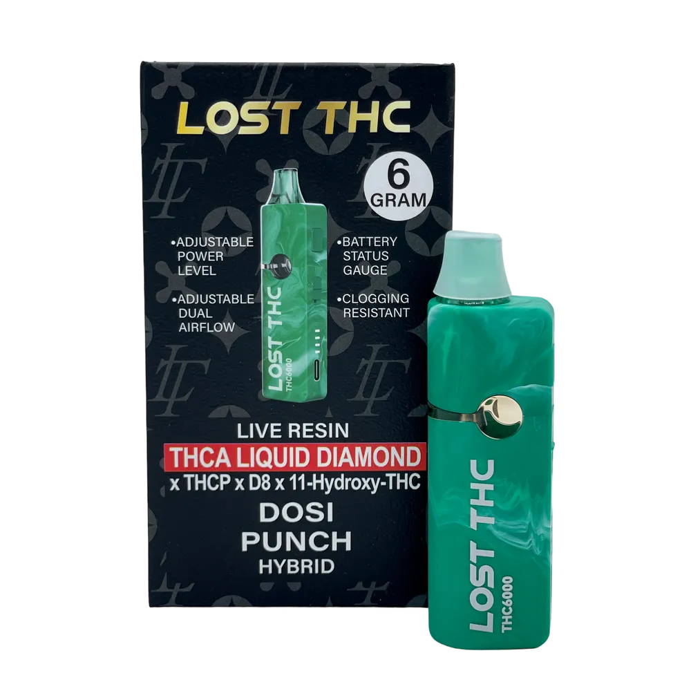 Lost THC 6 gram Disposable - Dosi Punch | 6g Hybrid: Dosi Punch