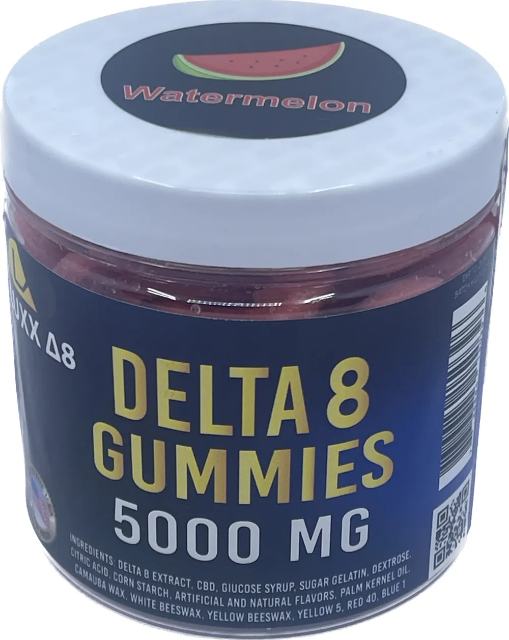 Luxx Delta 8 Gummies 5000mg Watermelon | 5000mg: Watermelon