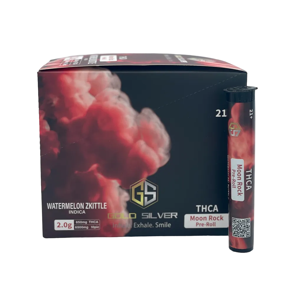 Product image 1 of 1 for Gold Silver THC-A Moonrock 2g - Watermelon Skittles -Bundle of 4