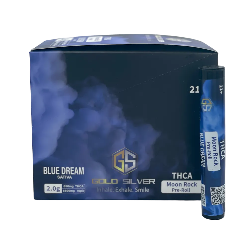 Product image 1 of 1 for Gold Silver THC-A Moonrock 2g -Blue Dream- Bundle of 4