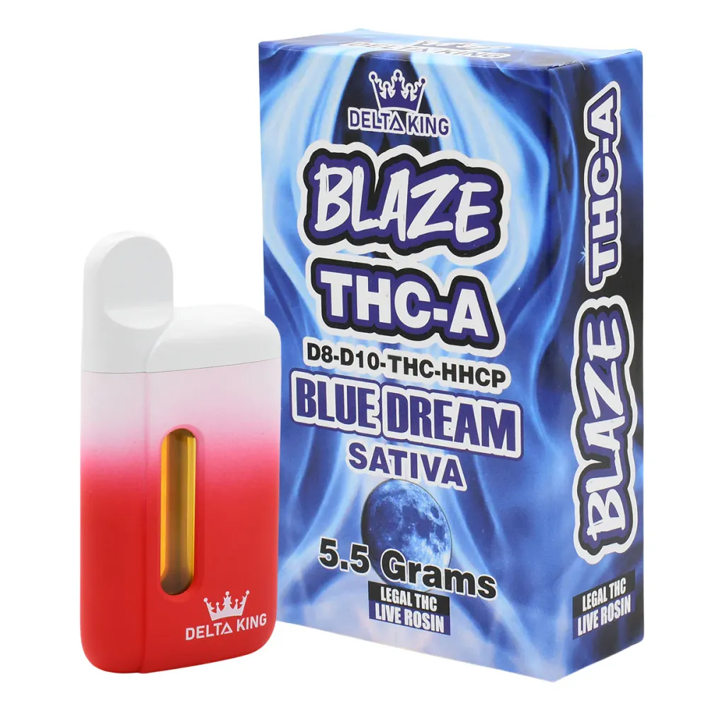 BLAZE THCA Disposable Vape Pen 5500mg Blue Dream