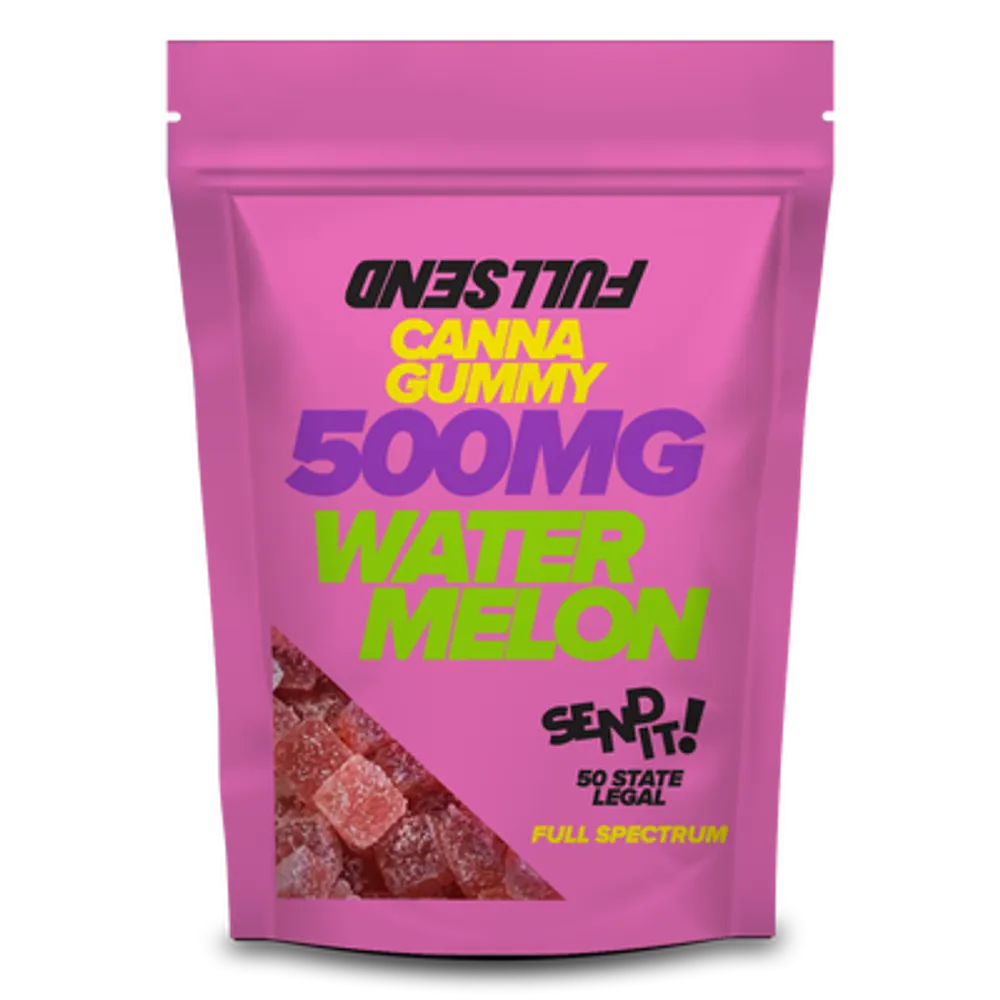 Full Send Delta 8 Gummies 500mg Watermelon