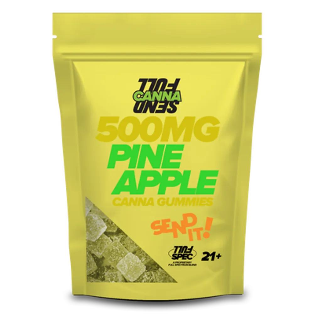 Full Send Delta 8 Gummies 500mg Pineapple