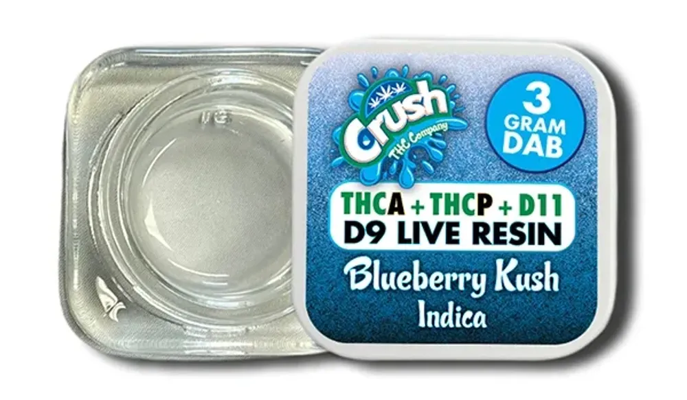 Crush THC Company DAB 3g Blueberry Kush