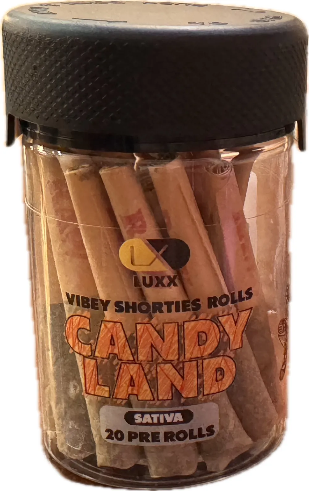 Product image 1 of 1 for Luxx Vibey Shorties Rolls Candyland 20ct