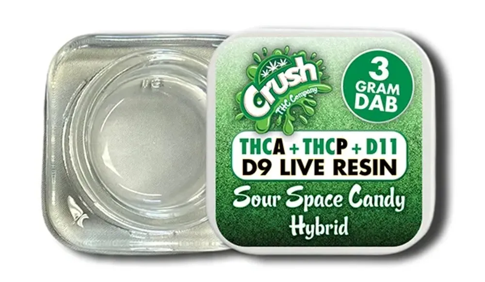 Crush THC Company DAB 3g Sour Space Candy