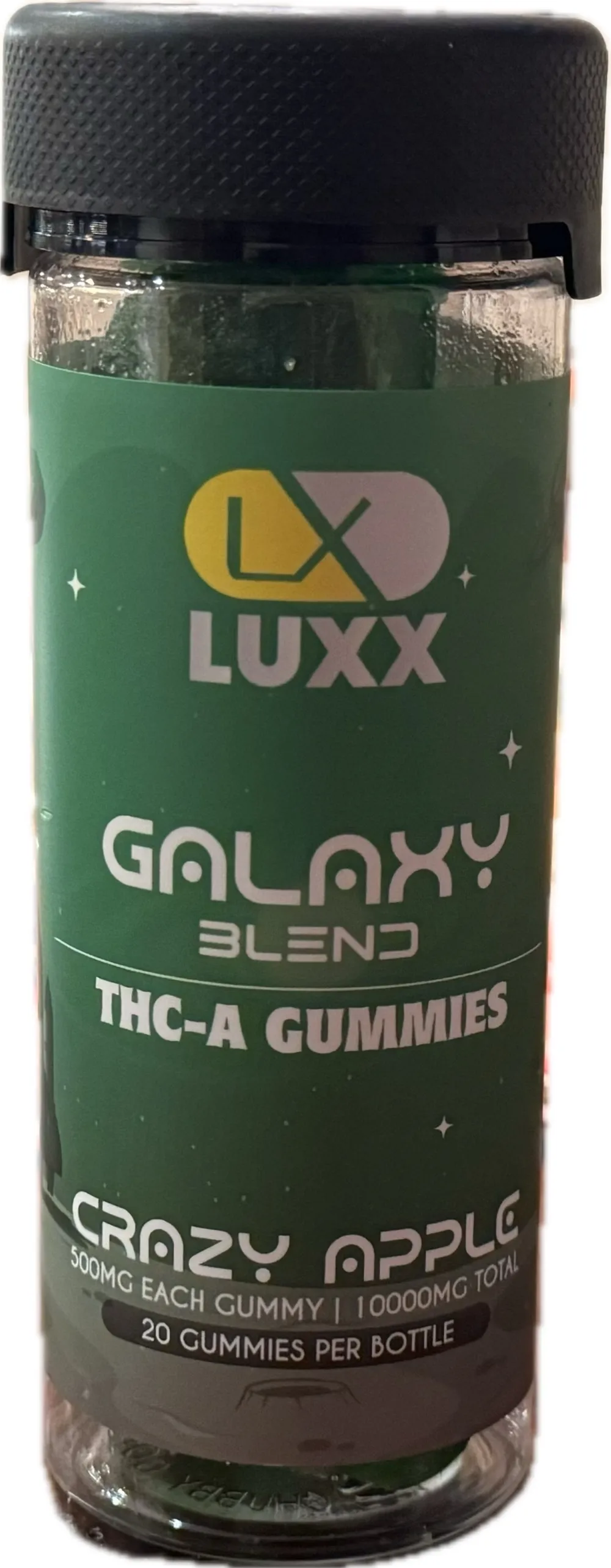 Luxx Galaxy Blend THCA Gummies 10000mg -Crazy Apple | 10000: Crazy Apple