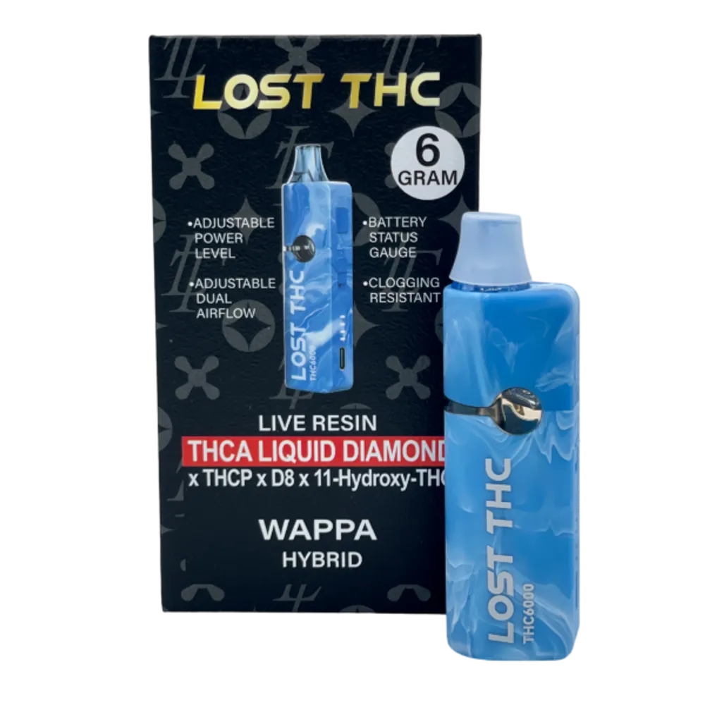 Lost THC 6 gram Disposable -Wappa | 6g Hybrid: Wappa