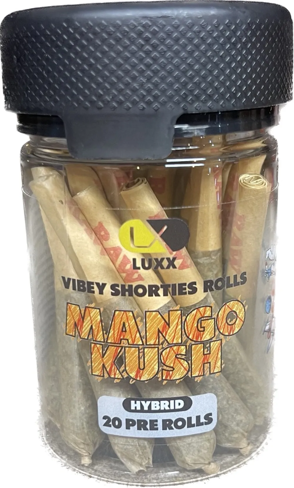 Product image 1 of 1 for Luxx Vibey Shorties Rolls - Mango Kush 20ct