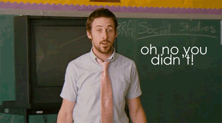 Oh no you didn't!
