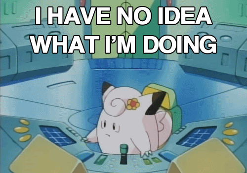 No Idea What I am Doing