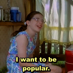 Dawn Wiener “I Want to Be Popular” Reaction