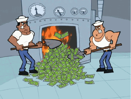 Shovelling Money