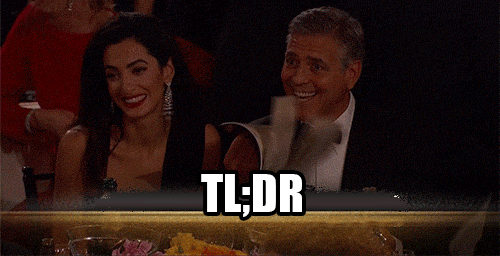 George Clooney  TL;DR