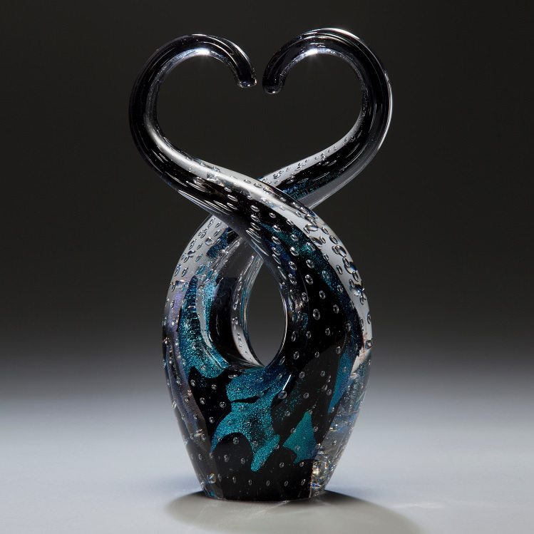 cremation blown glass