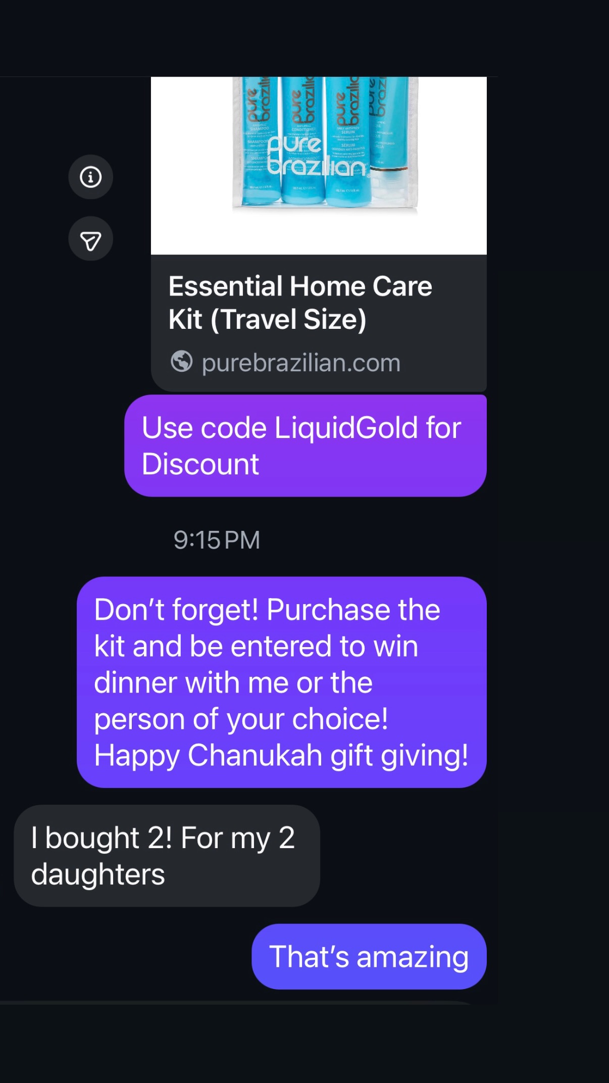 Locked content preview