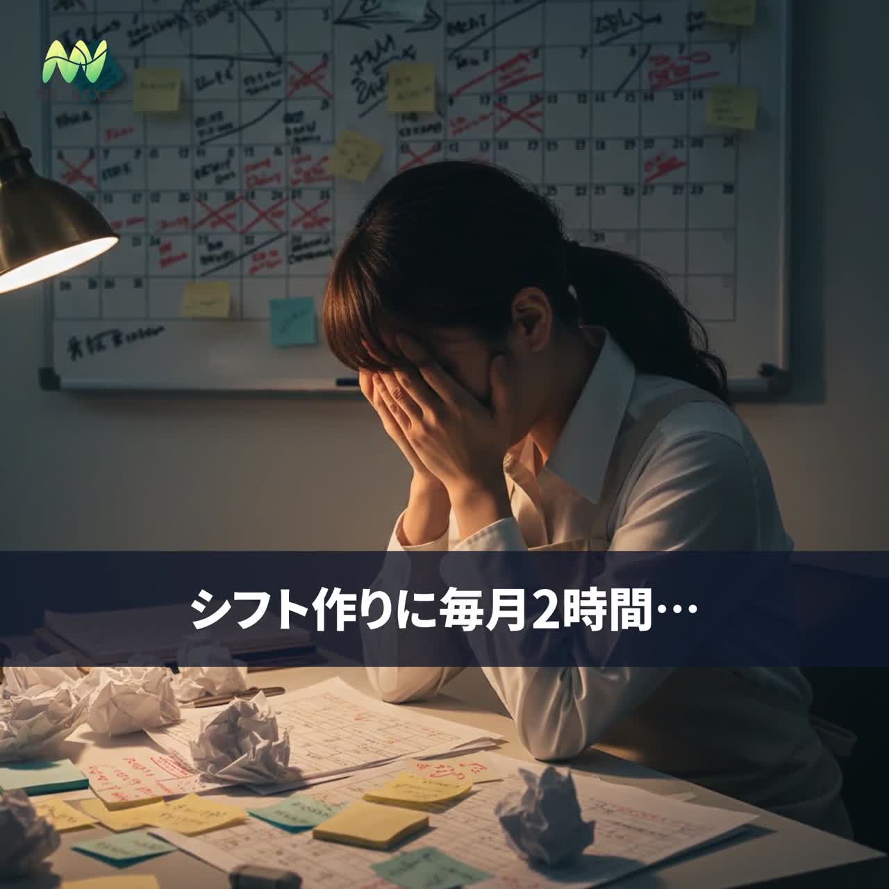 もうシフトで残業しない！AIでシフト表を自動作成