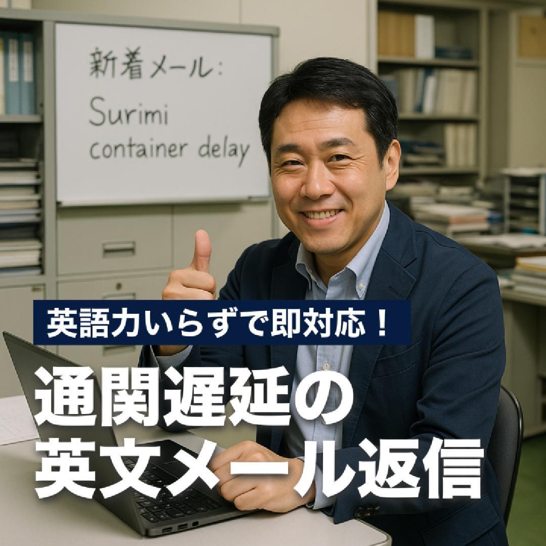 英語力いらずで即対応！通関遅延の英文メール返信