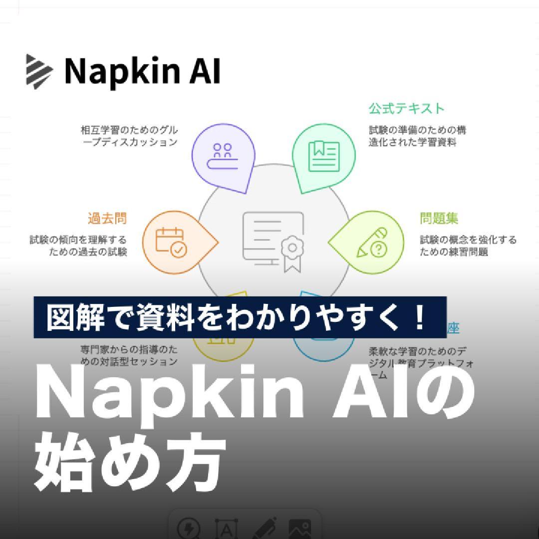 図解で資料をわかりやすく！Napkin AIの始め方