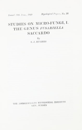 Studies on Microfungi: Set 2
