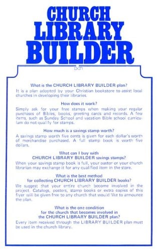 Church Library Flyers