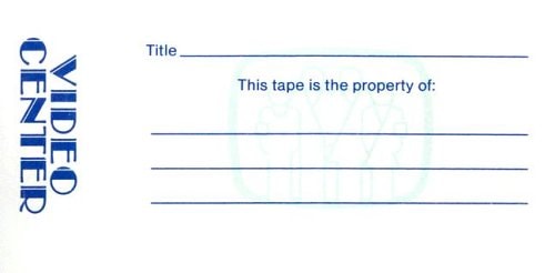 Rental Case Insert Card