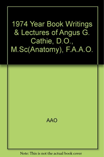 1974 Year Book: Writings & Lectures of Angus G. Cat