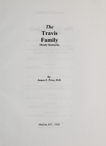 The Travis Family: Mostly Kentucky