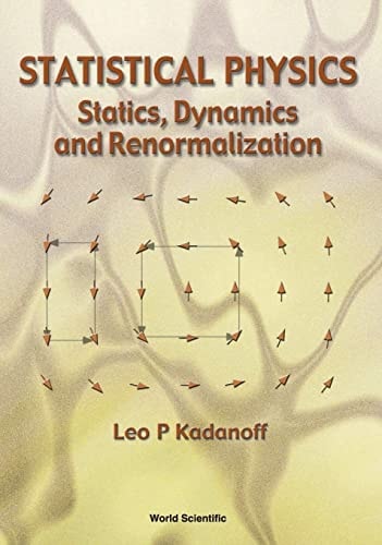 Statistical Physics: Statics, Dynamics and Renormalization