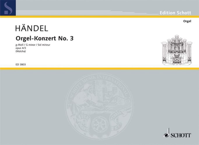 Concerto No. 3 in G Major, Op. 4, for Organ