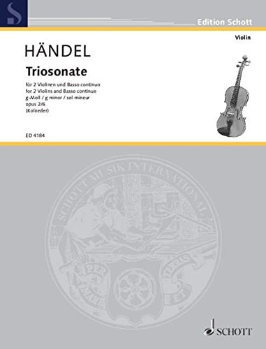 Nine Trio Sonatas, Op. 2, No. 6