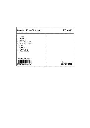 Don Giovanni KV 527 Clarinette-Ensemble de Partitions