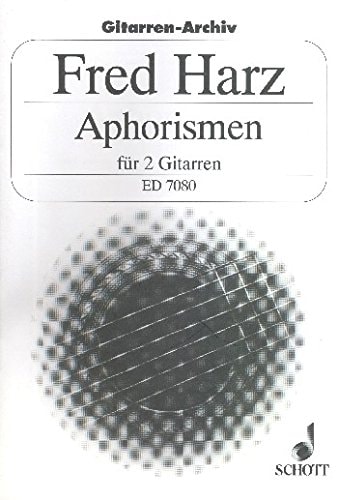 Aphorismen - Kreidler Guitar Studio - 2 guitares - Partition - ED 7080