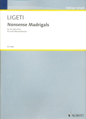 Nonsense Madrigals: 6 Stücke nach Texten von William Brighty Rands und Lewis Carroll sowie einer englischen Struwwelpeter-Übersetzung (Heinrich ... voices (AATBarBarB) a cappella. Partition.