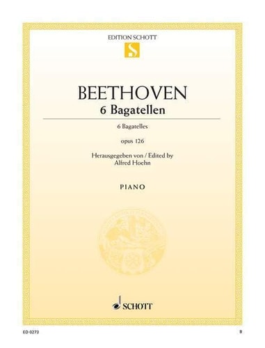 Bagatellen, Opus 126: Piano