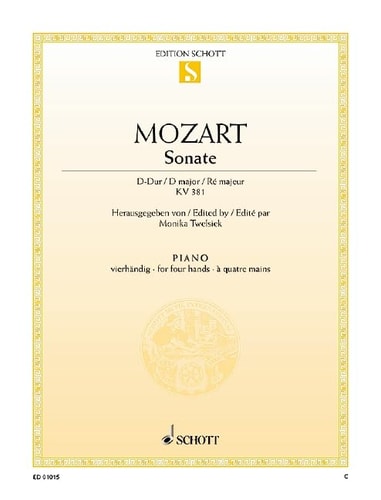 SONATE D KV381 PIANO