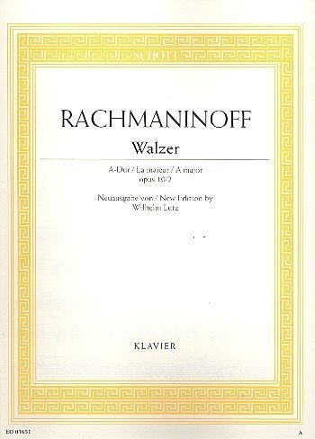 Waltz, Op. 10, No. 2: Piano