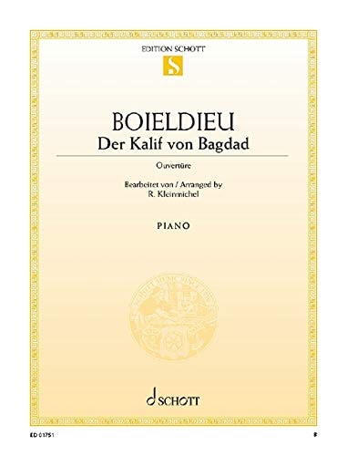 Le Calife de Bagdad: Piano
