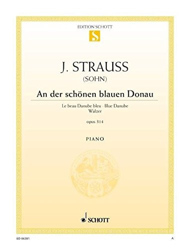 An der schönen blauen Donau: Piano