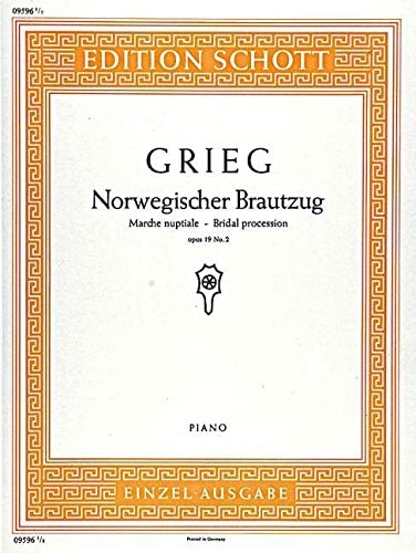 Norwegischer Brautzug, Opus 19, No. 2: Piano