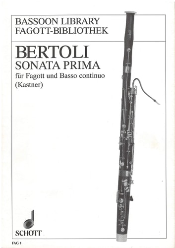Sonata prima: bassoon and piano (basso continuo).