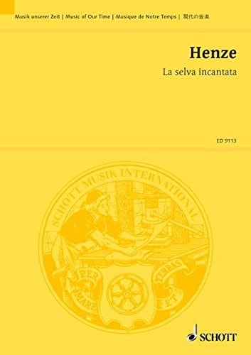 La selva incantata - Der verwunschene Wald - Music Of Our Time - orchestre - Partition d'étude - ED 9113