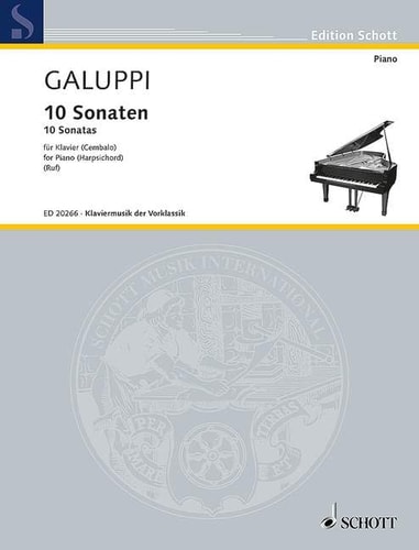 10 Sonates: Extraites des Op. 1, 2 et 5. Piano (Harpsichord)