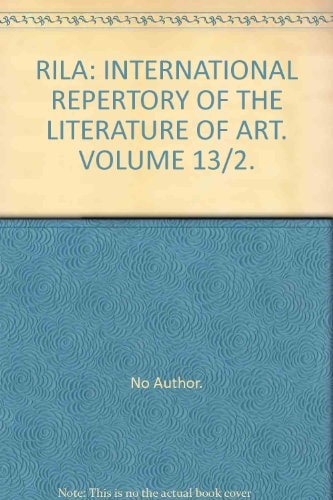 RILA: International Repertory of the Literature of Art
