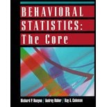 Behavioral Statistics: The Core