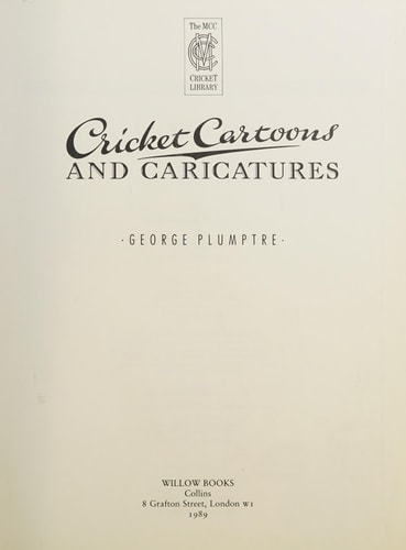 MCC Book of Cricket Cartoons and Caricatures