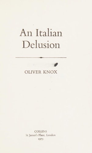 An Italian Delusion