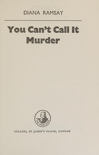 You Can't Call It Murder