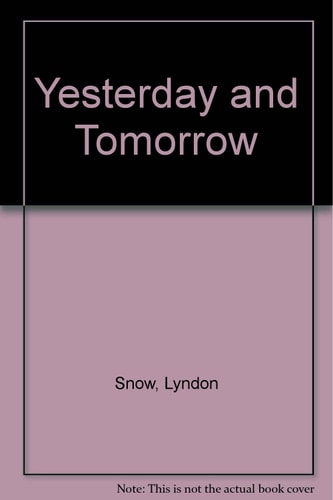 Yesterday and Tomorrow